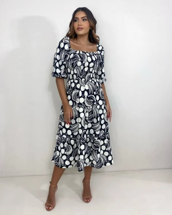Vestido Juliana - Estampa Banana