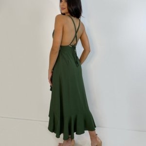Vestido Zaya - Verde Militar - Image 4