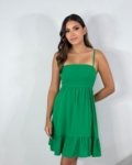 Vestido Glaucia – Verde Bandeira