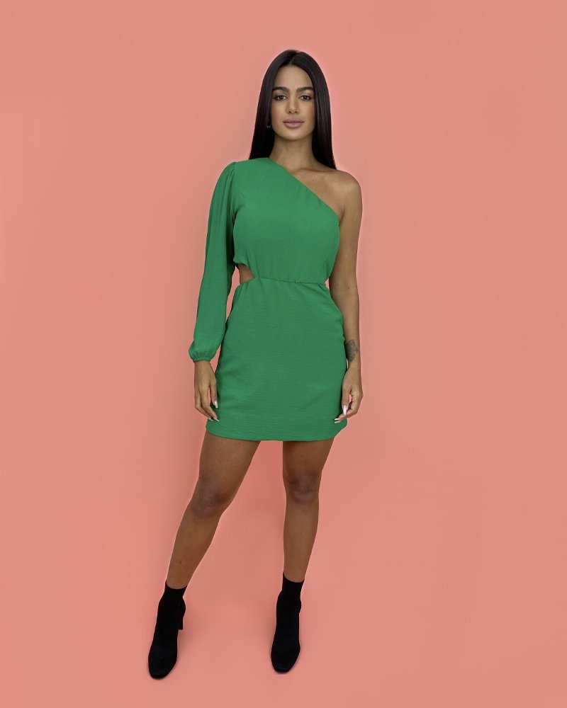 Vestido Luna em Duna - Verde Bandeira - Image 1