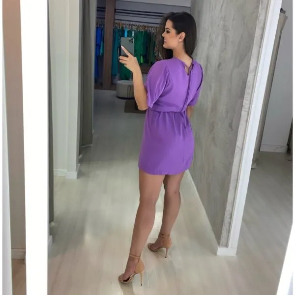 Vestido Elis - Lilás