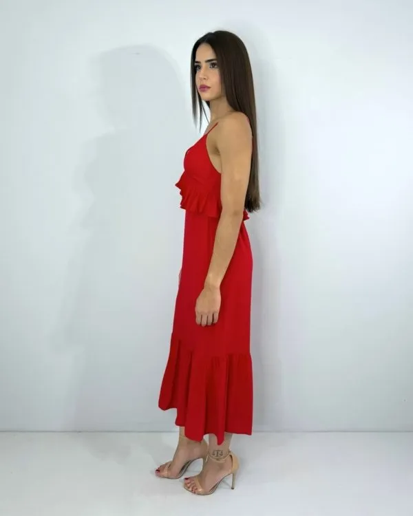 Vestido Maggie - Vermelho