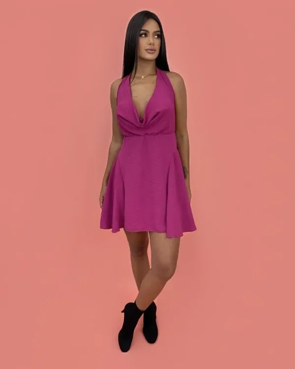 Vestido Josy - Fúcsia
