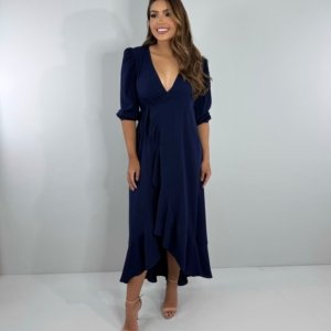 Vestido Berenice - Azul Marinho - Image 3