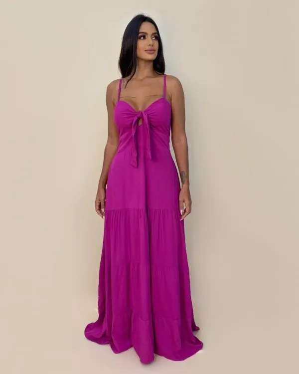 Vestido Camila - Fúcsia