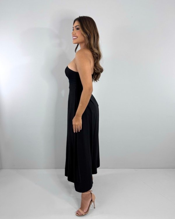 Vestido Maria Flor - Preto