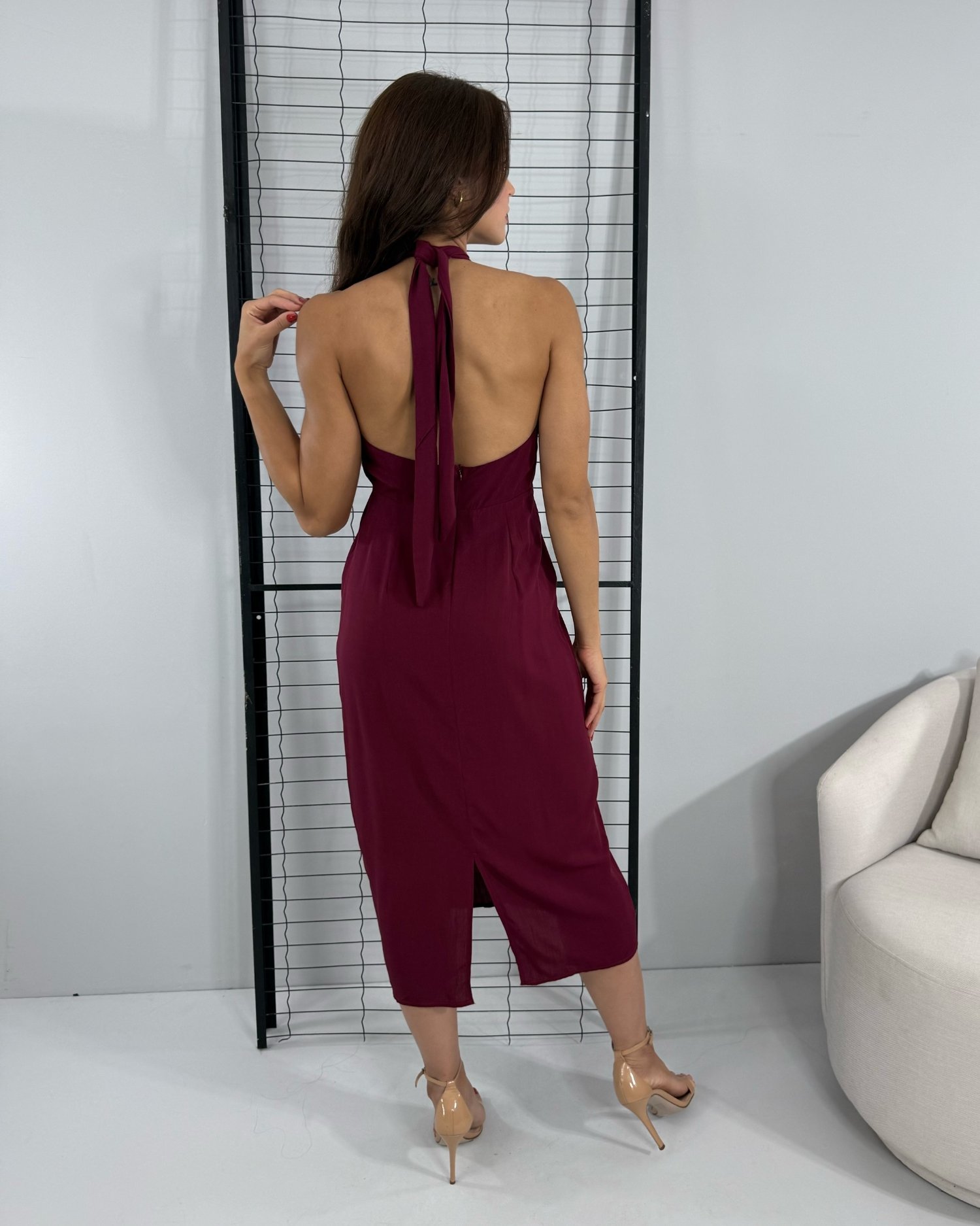 Vestido Sarah - Marsala - Image 3