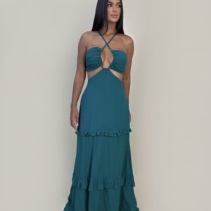 Vestido Michelle - Verde Amazônia - Image 3