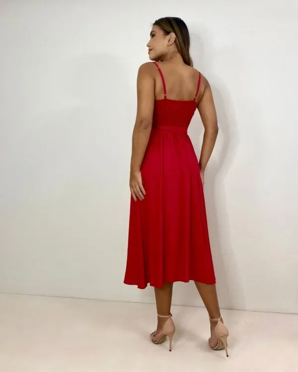 Vestido Hermione - Vermelho