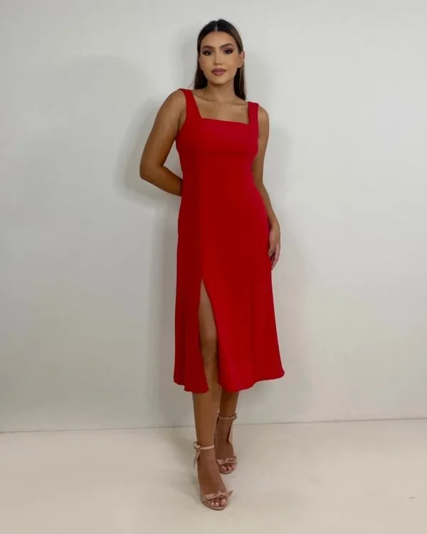 Vestido Roberta - Vermelho