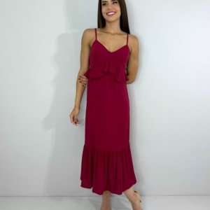 Vestido Maggie - Marsala - Image 1