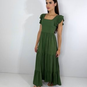 Vestido Tita - Verde Militar - Image 3
