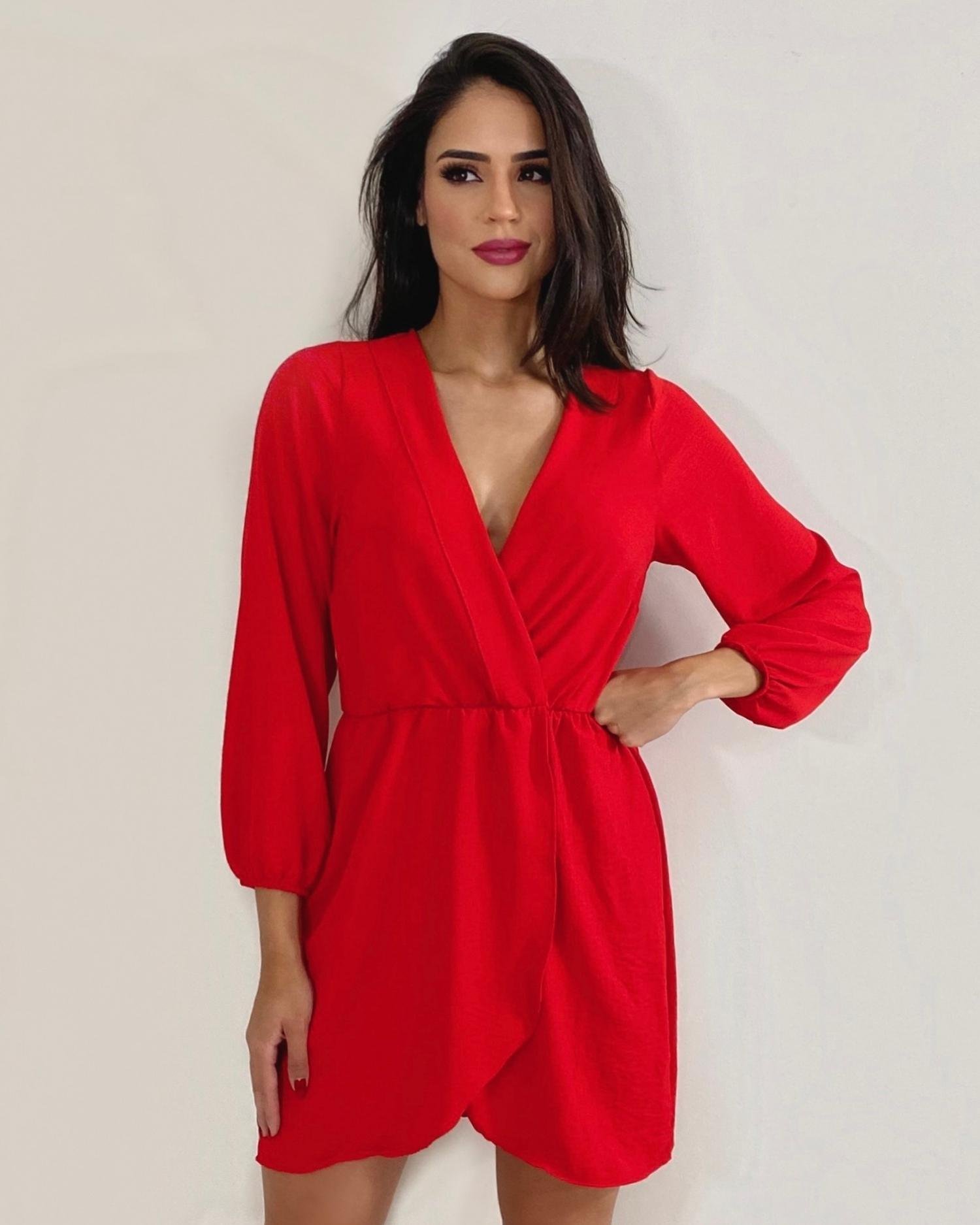 Vestido Samara - Vermelho - Image 3