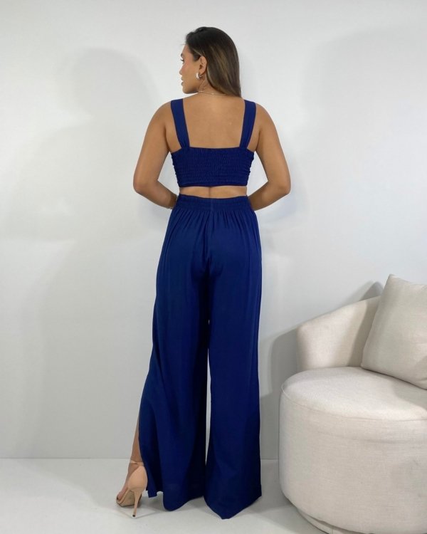 Macacão Maíra - Azul Marinho