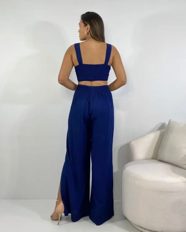 Macacão Maíra - Azul Marinho