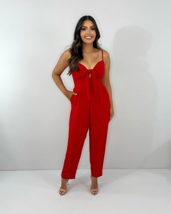 Macacão Jessy - Vermelho