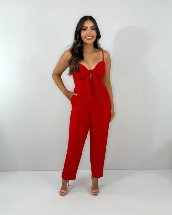 Macacão Jessy - Vermelho