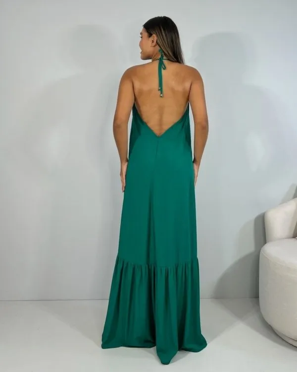 Vestido Brenda - Verde Amazônia