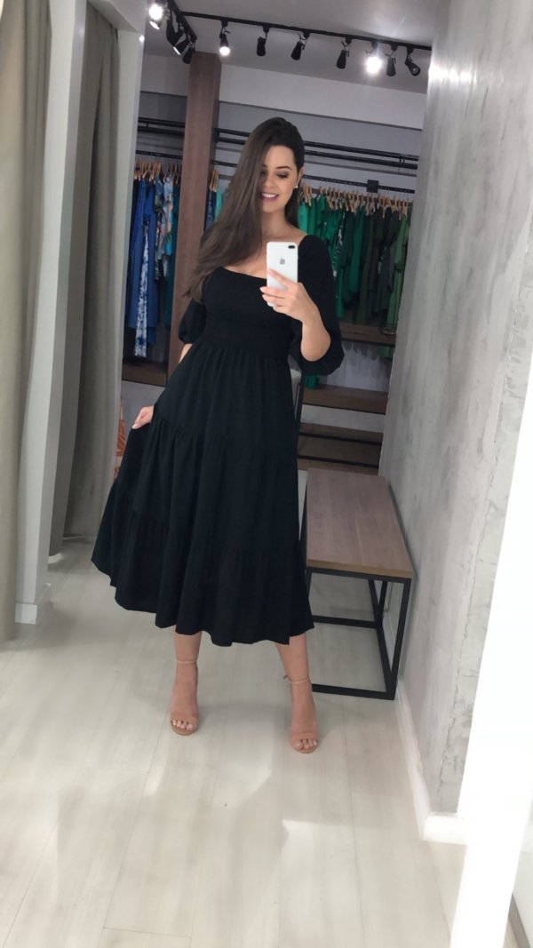 Vestido Juliana - Preto