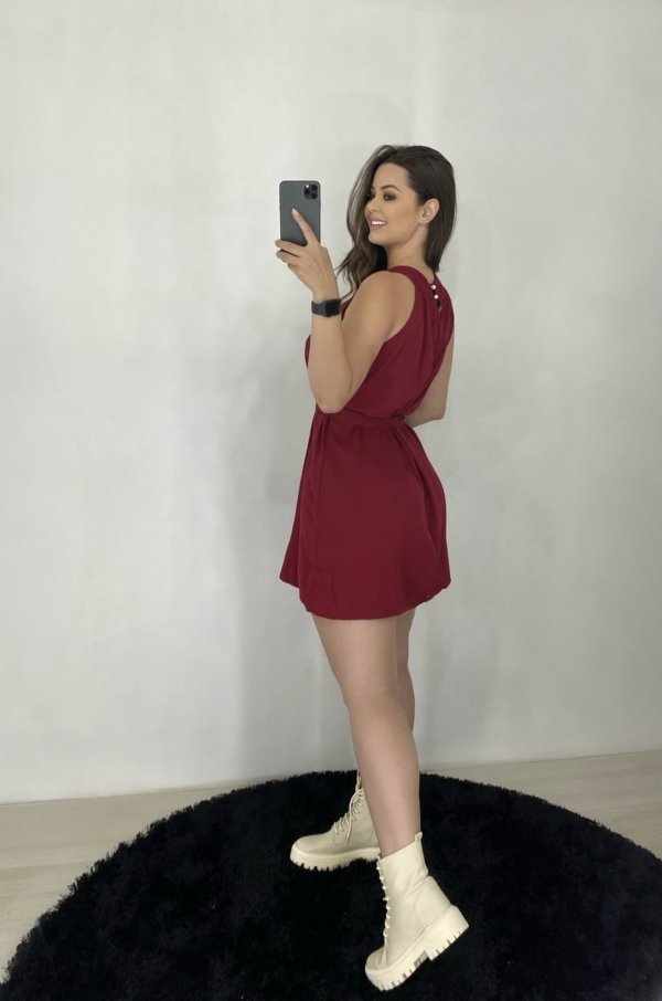 Vestido Daiane - Marsala