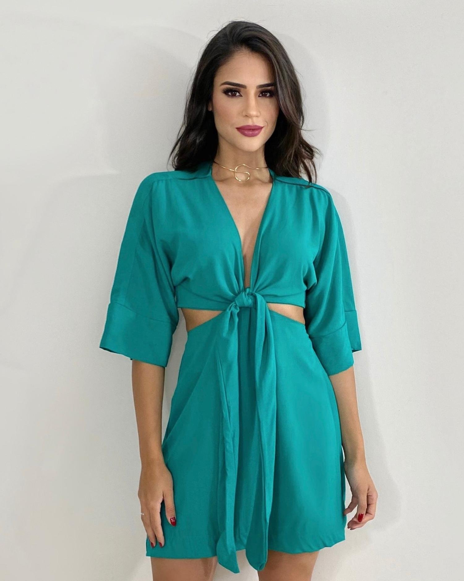 Vestido Mariana - Turquesa - Image 1