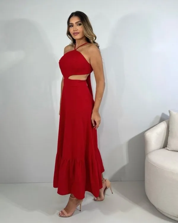 Vestido Aurora - Vermelho