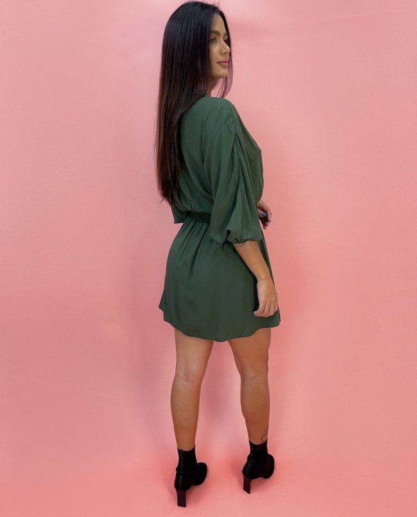 Vestido Manu - Verde Militar