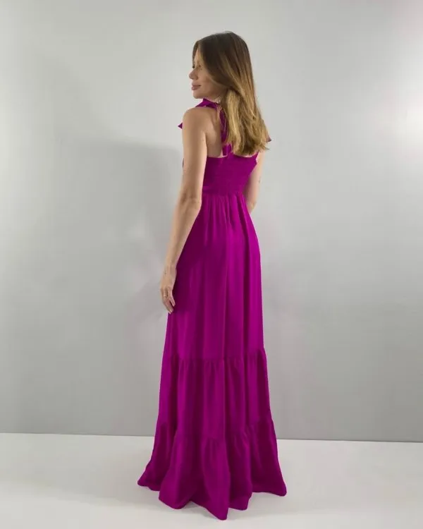 Vestido Pérola - Fúcsia