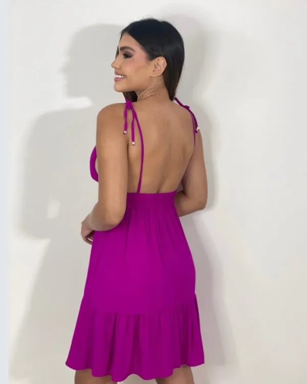 Vestido Valentina - Fúcsia