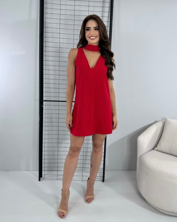 Vestido Cássia - Vermelho