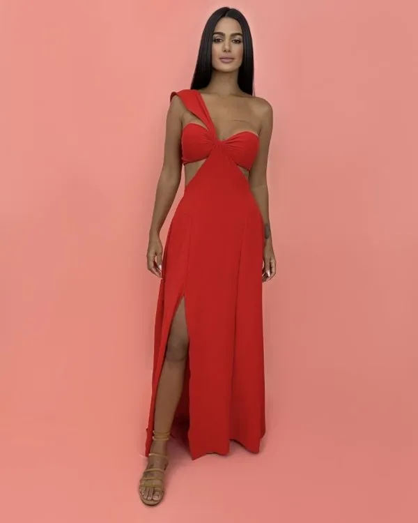 Vestido Antonela - Vermelho
