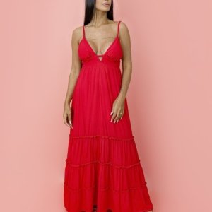 Vestido Raquel - Vermelho - Image 4