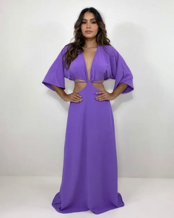 Vestido Cibele - Lilás