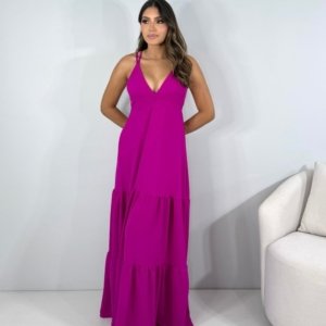 Vestido Noely - Fúcsia - Image 1