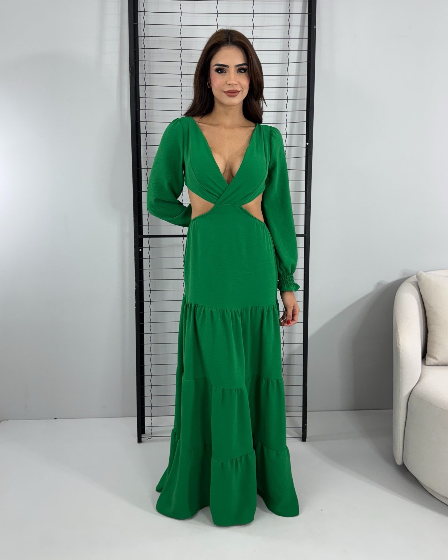 Vestido Rafaella - Verde Bandeira - Image 1