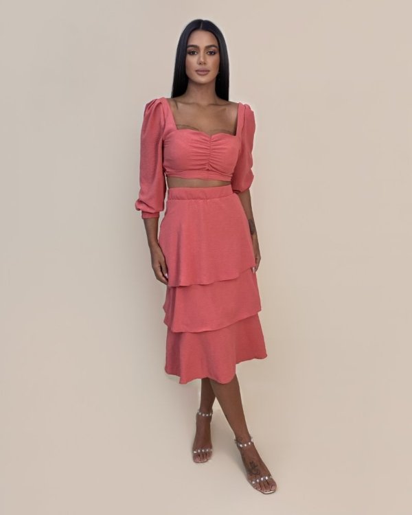 Conjunto Olga em Duna - Rosê