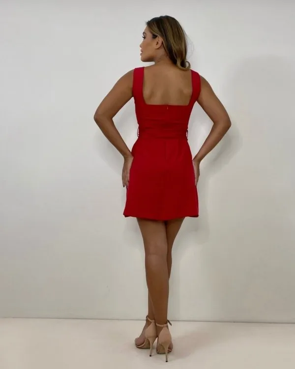 Vestido Ludi - Vermelho