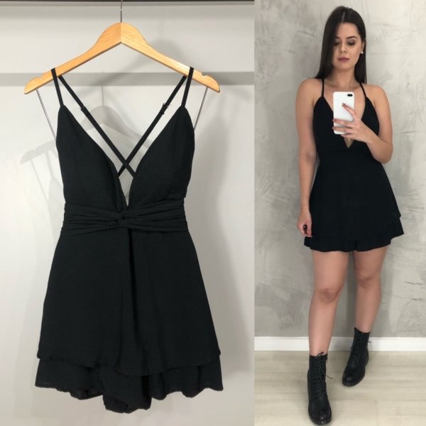 Macaquinho Juliette - Preto