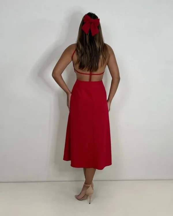 Vestido Patrícia - Vermelho