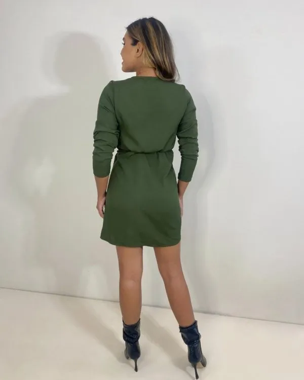 Vestido Louise - Verde Militar