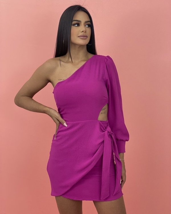 Vestido Amanda - Fúcsia