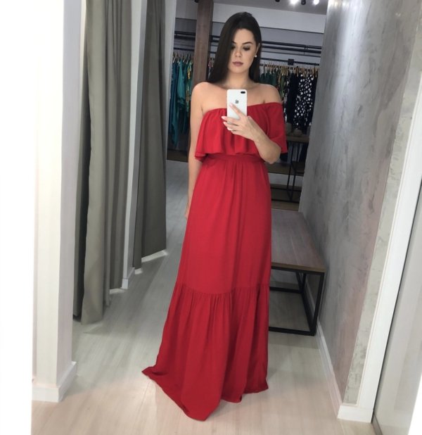 Vestido Luíza - Vermelho