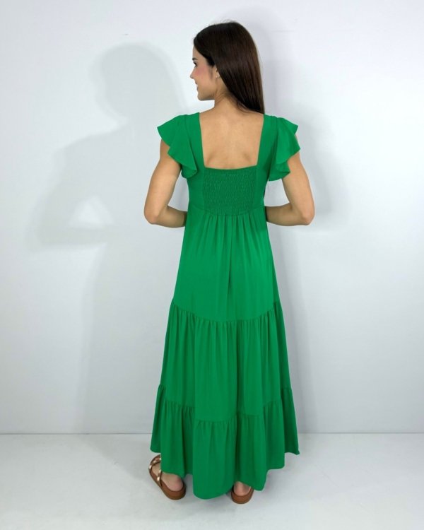 Vestido Tita - Verde Bandeira