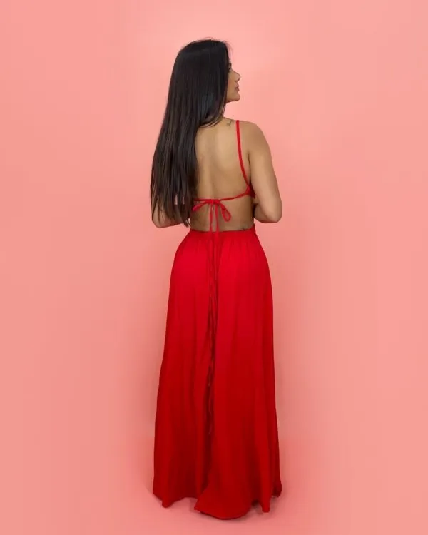 Vestido Flávia - Vermelho