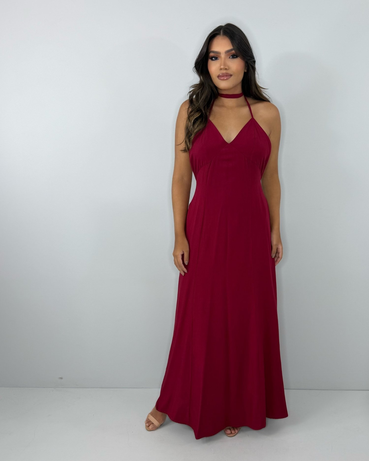 Vestido Victória - Marsala - Image 1