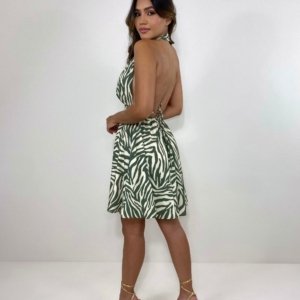 Vestido Marisa - Zebra Verde - Image 4