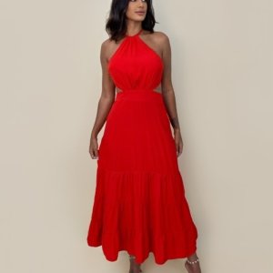 Vestido Estefane - Vermelho - Image 9