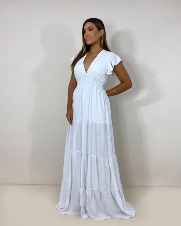 Vestido Laís Longo - Branco