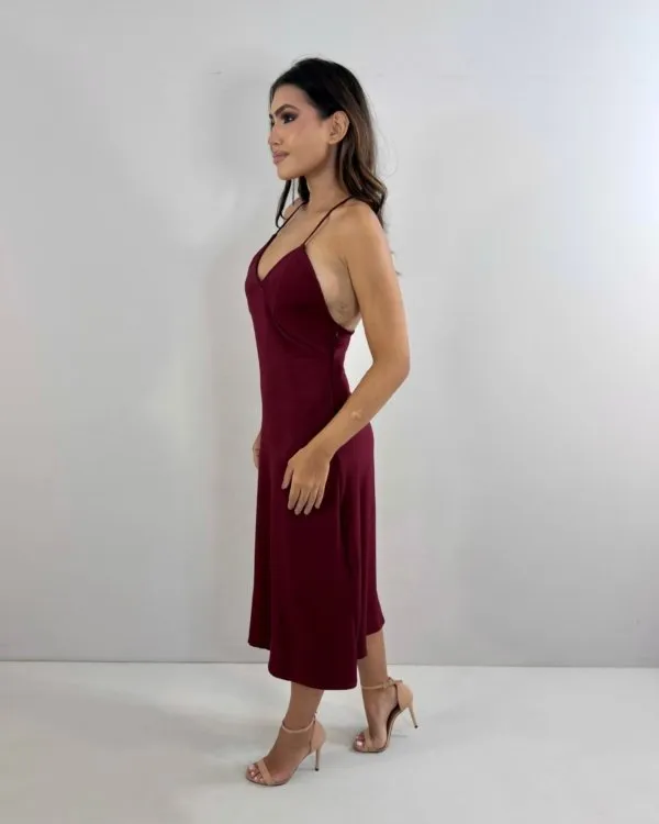 Vestido Ayra - Marsala
