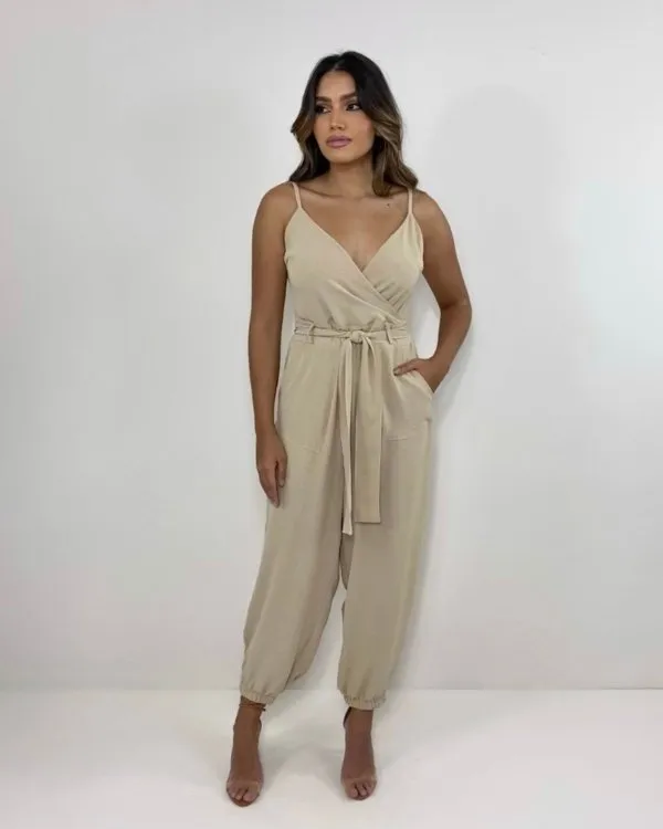 Macacão Sônia - Nude